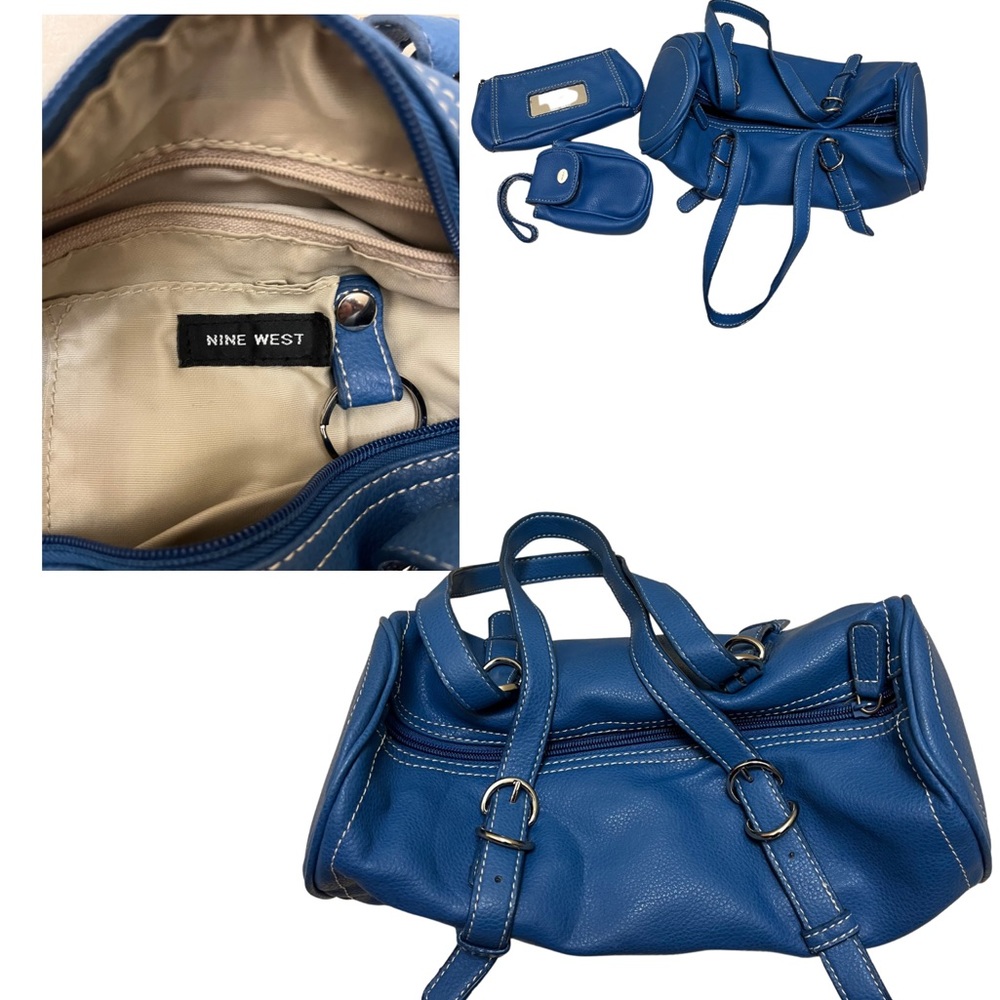 Blue Nine West Leather Purse